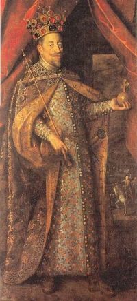Корона святого Вацлава впервые упоминается с 1347-м года. Состоит из 4-элментов Флер де Лис.jpg