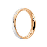 Кольцо из цветного золота с бриллиантом из коллекции "Парные обручальные кольца" R2500-13161 (210)