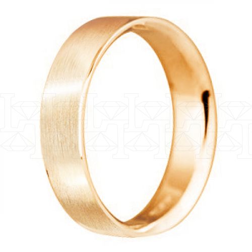 Фото - Кольцо обручальное из рыжего золота из коллекции "Традиционные" W1075001 (245)
