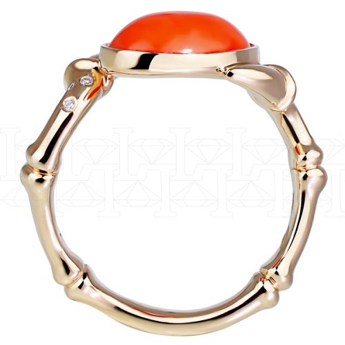 Фото - Кольцо из рыжего золота R6450-8723 (730)