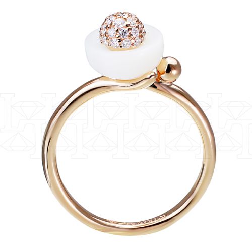 Фото - Кольцо из рыжего золота с бриллиантами R5330-6992 (723)