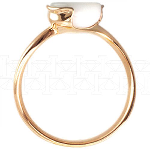 Фото - Кольцо из рыжего золота с бриллиантом R3415-4489 (723)