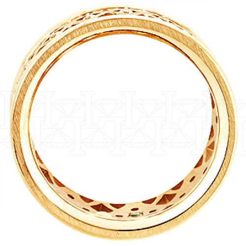 Фото - Кольцо из рыжего золота с бриллиантами из коллекции "Готика" R2685-3413 (773)