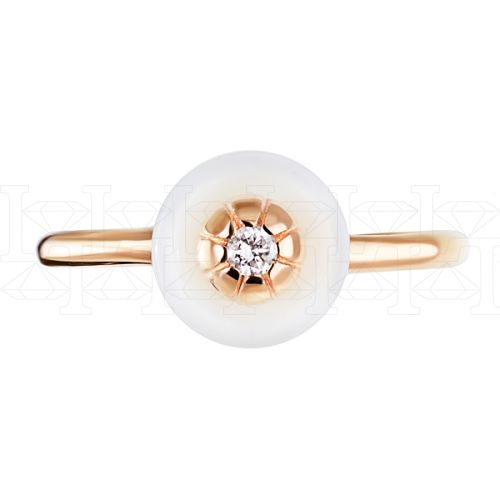 Фото - Кольцо из рыжего золота с бриллиантами R5310-6627 (723)