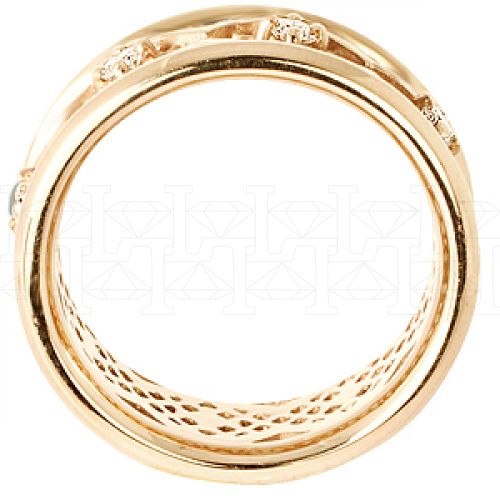 Фото - Кольцо из белого золота с бриллиантами из коллекции "Готика" R2686-3433 (773)