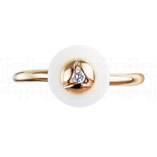 Фото - Кольцо из рыжего золота с бриллиантами R5308-6623 (723)