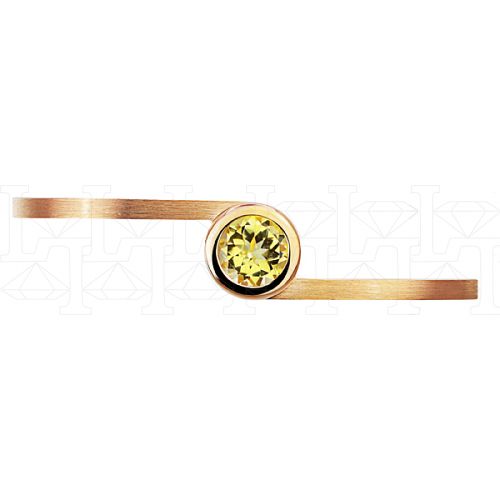 Фото - Кольцо из рыжего золота с гелиодором из коллекции "Серпантин" R8016-11065 (811)