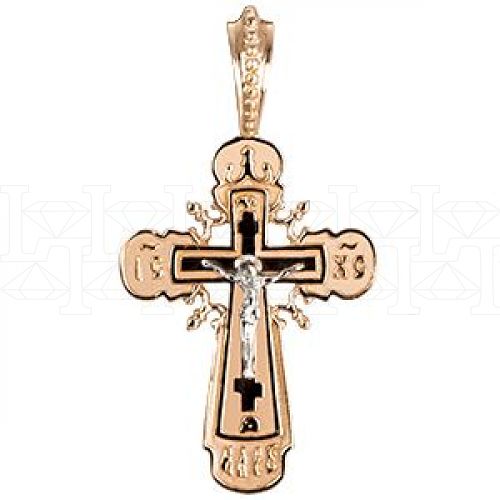Фото - Подвеска крест из белого золота X2201-2464 (181)
