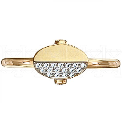 Фото - Кольцо из рыжего золота с бриллиантами R4290-5123 (809)
