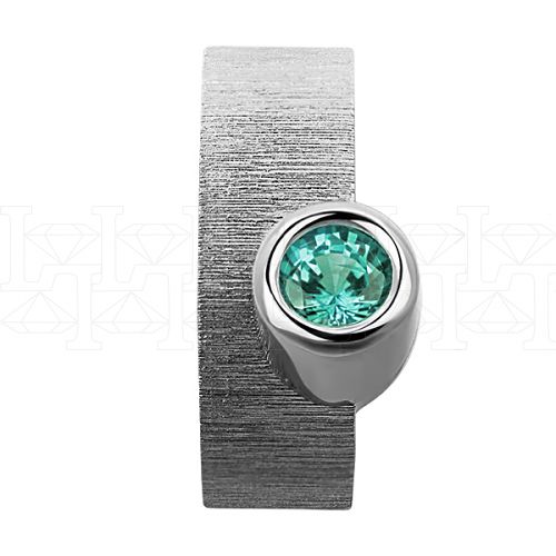 Фото - Кольцо из белого золота с изумрудом R6734-9826 (775)