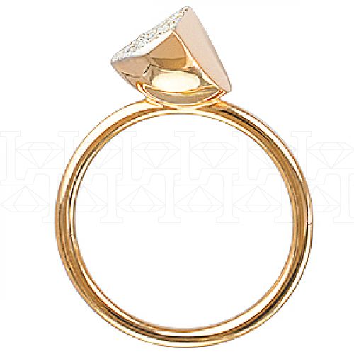 Фото - Кольцо из рыжего золота с бриллиантами R4304-5052 (809)