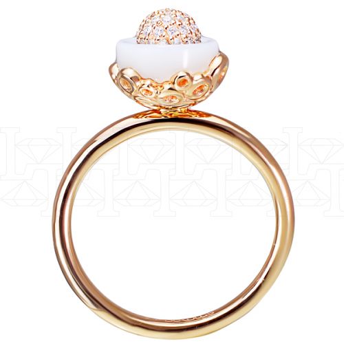 Фото - Кольцо из рыжего золота с бриллиантами R5331-6891 (723)