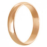 Кольцо обручальное из рыжего золота из коллекции "Традиционные" W1014000 (245)