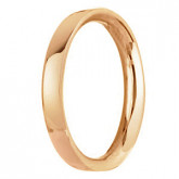 Кольцо обручальное из рыжего золота из коллекции "Традиционные" R100-H1T5W30 (245)