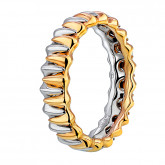 Кольцо двойное из цветного золота из коллекции "Двойные обручальные кольца" GR.A2731 (242)