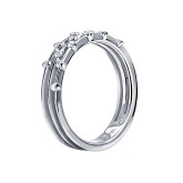 Кольцо из белого золота с бриллиантами из коллекции "Готика" R9070-13186 (773)