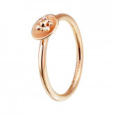 Кольцо из рыжего золота с бриллиантами R5137-6358 (161)