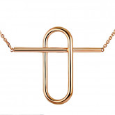 Колье из рыжего золота P6435-8698 (813)