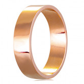 Кольцо обручальное из рыжего золота из коллекции "Традиционные" W1038000 (245)