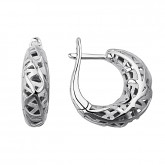 Серьги из белого золота E6573-8999 (803)