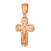 Крест из рыжего золота X8571-12141 (181)