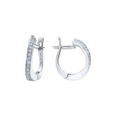 Серьги из белого золота с бриллиантами E9013-12972 (153)