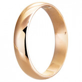 Кольцо обручальное из рыжего золота из коллекции "Традиционные" W1044000 (245)