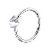 Кольцо из белого золота с бриллиантами R7276-13007 (161)