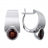 Серьги из белого золота с тибентином E6648-9131 (775)