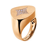 Кольцо из рыжего золота с бриллиантами R8117-11332 (784)