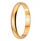 Кольцо обручальное из рыжего золота из коллекции "Традиционные" R100-H1T1W30-R (245)