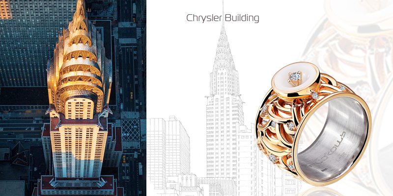 Первое кольцо, коллекция  Chrysler Building 
