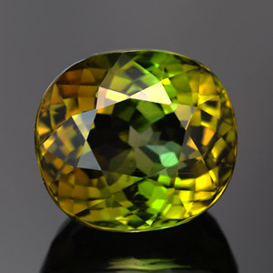 Полихромный турмалин , огранка антик 4,34ct.Нигерия