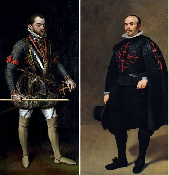 Король Испании Филипп II и портрет Don Pedro de Barberana 1631-63 Spain