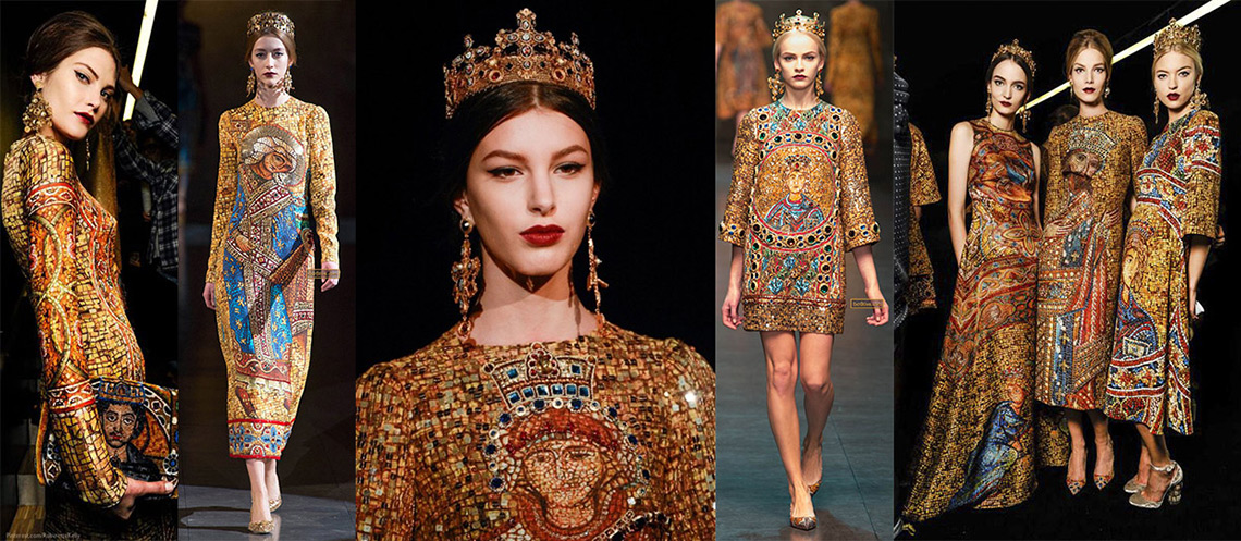Византийский орнамент Коллекция Dolce & Gabbana осень-зима 2013-2014.jpg