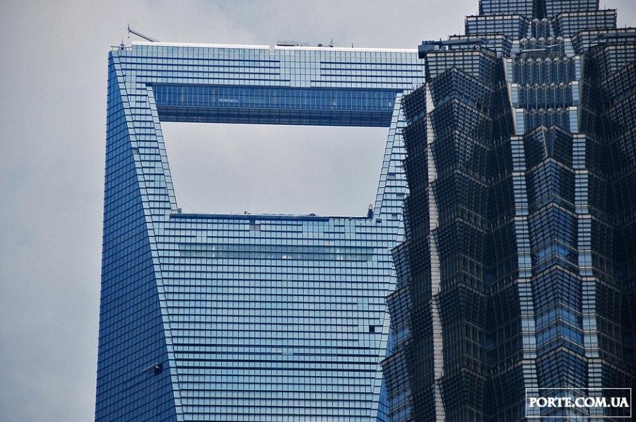 Ар-деко.Шанхайский всемирный финансовый центр