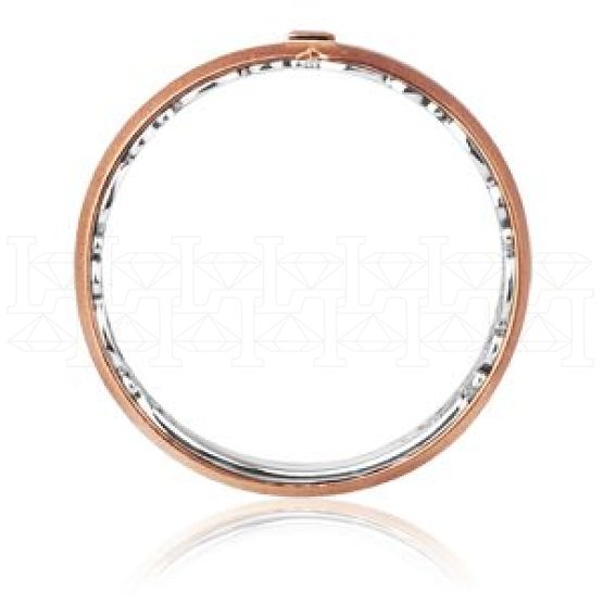 Фото - Кольцо обручальное из цветного золота с бриллиантом из коллекции "Парные обручальные кольца" VDR.A2897 (210)