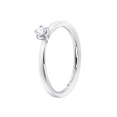 Кольцо из белого золота с бриллиантом из коллекции "Помолвка" R10184-16049 (515)