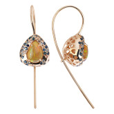 Серьги из рыжего золота E9834-15242 (453)