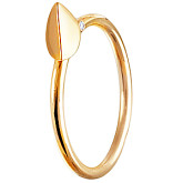 Кольцо из рыжего золота с бриллиантом R4294-5058 (809)