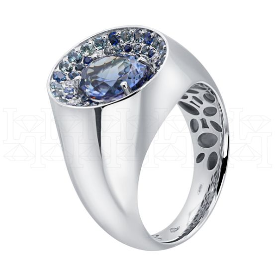 Фото - Кольцо из белого золота с бриллиантами R9874-15334 (453)