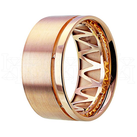 Фото - Кольцо из белого золота из коллекции "Парные обручальные кольца" R8050-11109 (210)