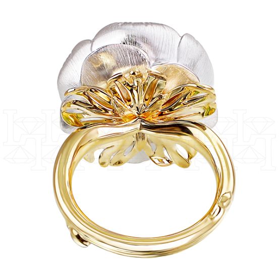 Фото - Кольцо из белого золота с аметистом и бриллиантами из коллекции "Забава" R5400-6414 (716)
