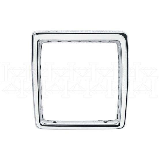 Фото - Кольцо квадратное из белого золота с бриллиантами R6825-9407 (808)