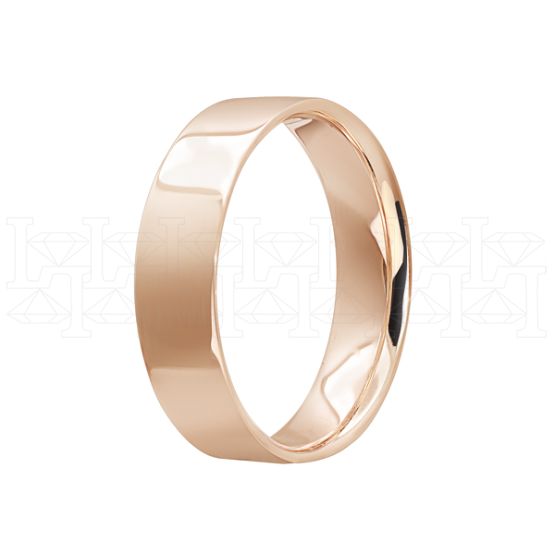 Фото - Кольцо из рыжего золота из коллекции "Парные обручальные кольца" R8369-15948 (210)