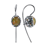 Серьги из белого золота E9831-15236 (453)