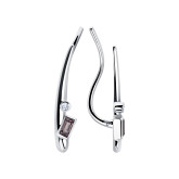 Серьги из белого золота с бриллиантами E7211-16085 (156)