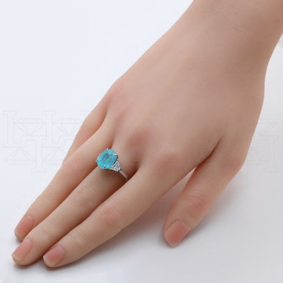 Фото - Кольцо из белого золота с бриллиантами из коллекции "580" R10209-16231 (580)