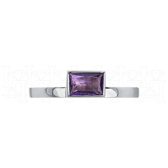 Фото - Кольцо из белого золота с аметистом R9586-14478 (161)