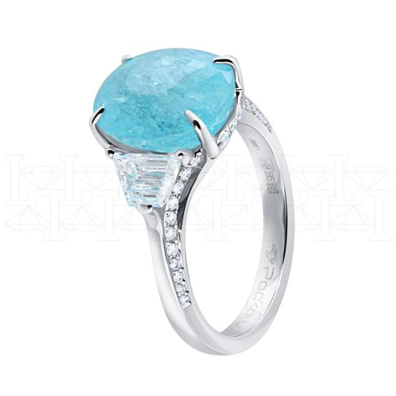 Фото - Кольцо из белого золота с бриллиантами из коллекции "580" R10209-16231 (580)